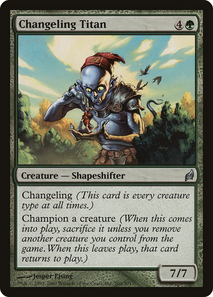 Changeling Titan — Lorwyn — Magic: The Gathering