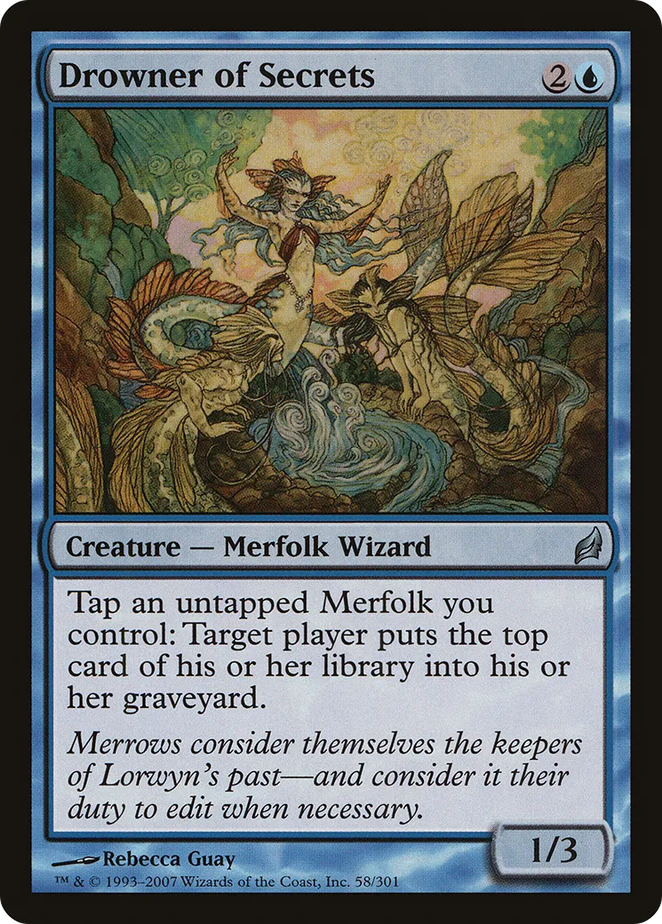 Drowner of Secrets — Lorwyn — Magic: The Gathering