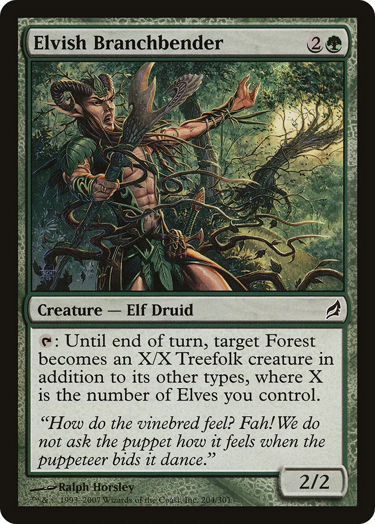 Elfe courbebranche — Lorwyn — Magic: The Gathering