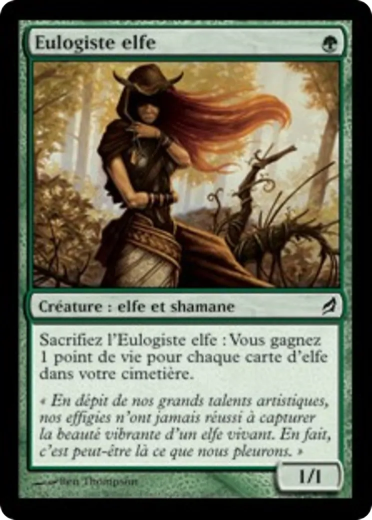 Eulogiste elfe — Lorwyn — Magic: The Gathering