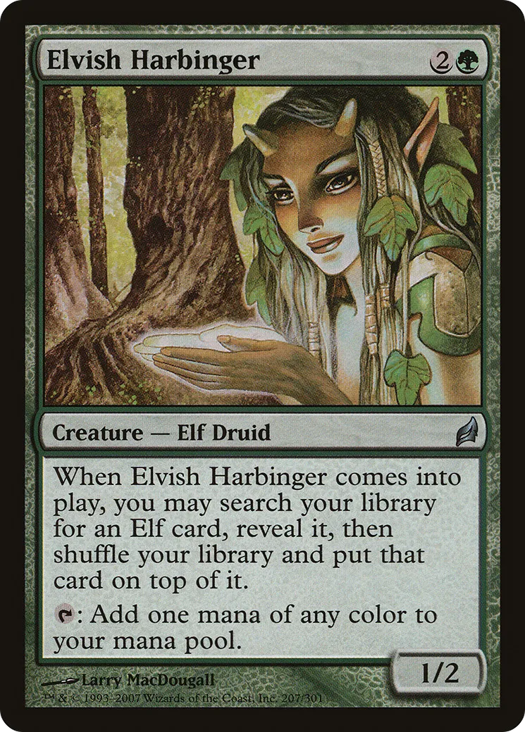 Elvish Harbinger — Lorwyn — Magic: The Gathering