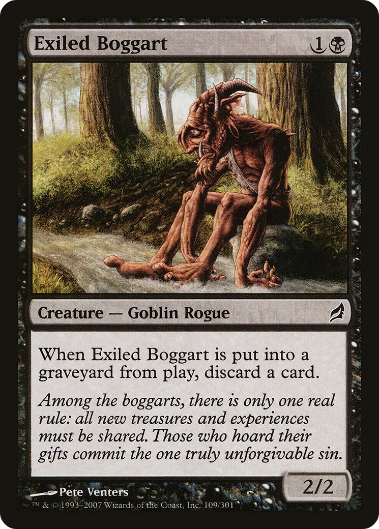 Boggart exilé — Lorwyn — Magic: The Gathering