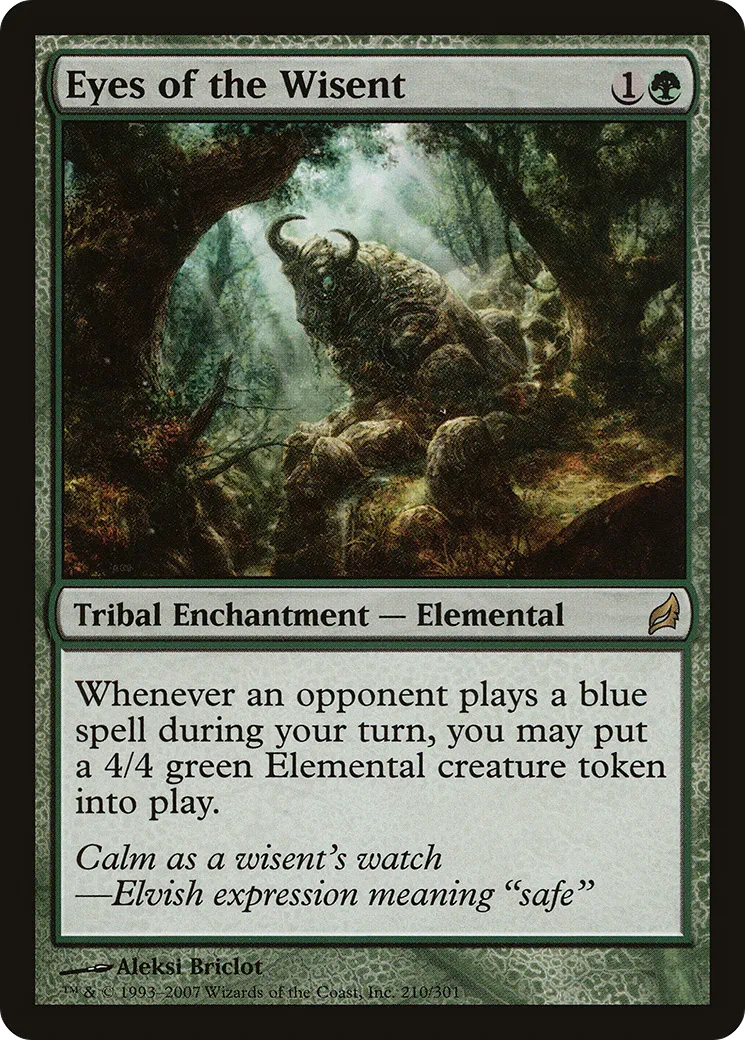 Les yeux du bison — Lorwyn — Magic: The Gathering