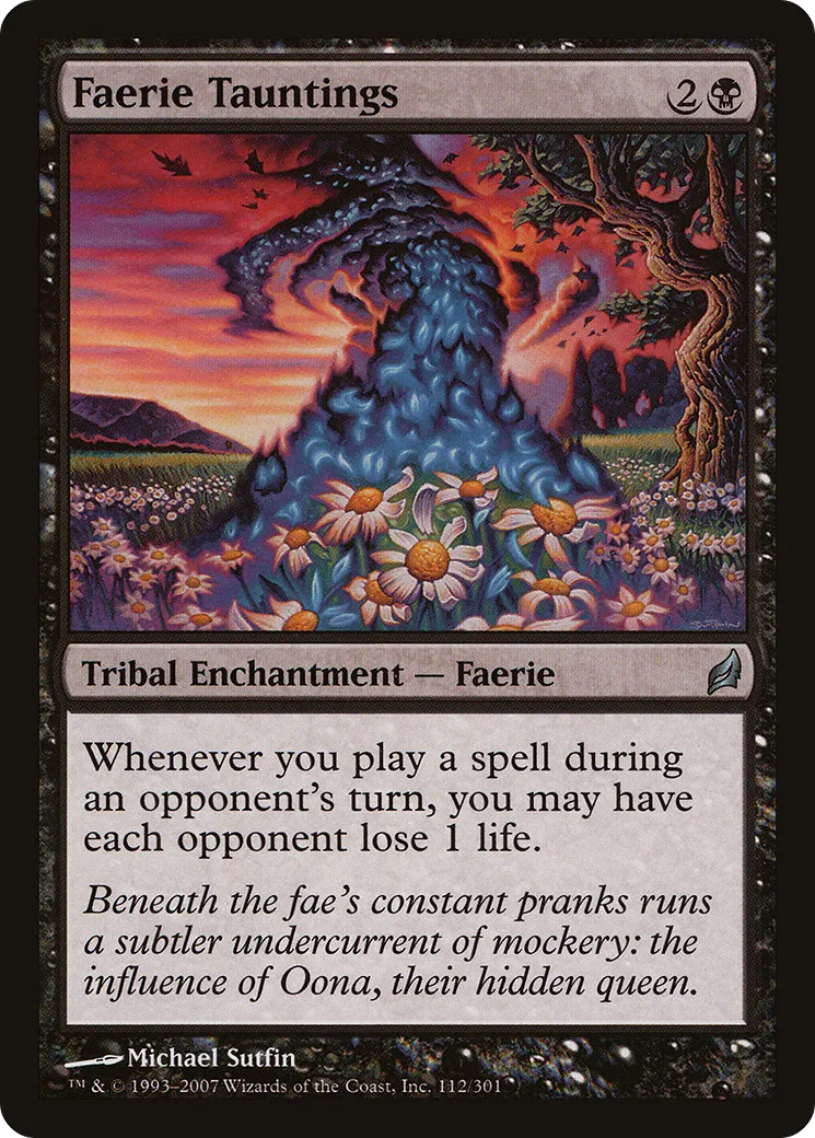 Faerie Tauntings — Lorwyn — Magic: The Gathering