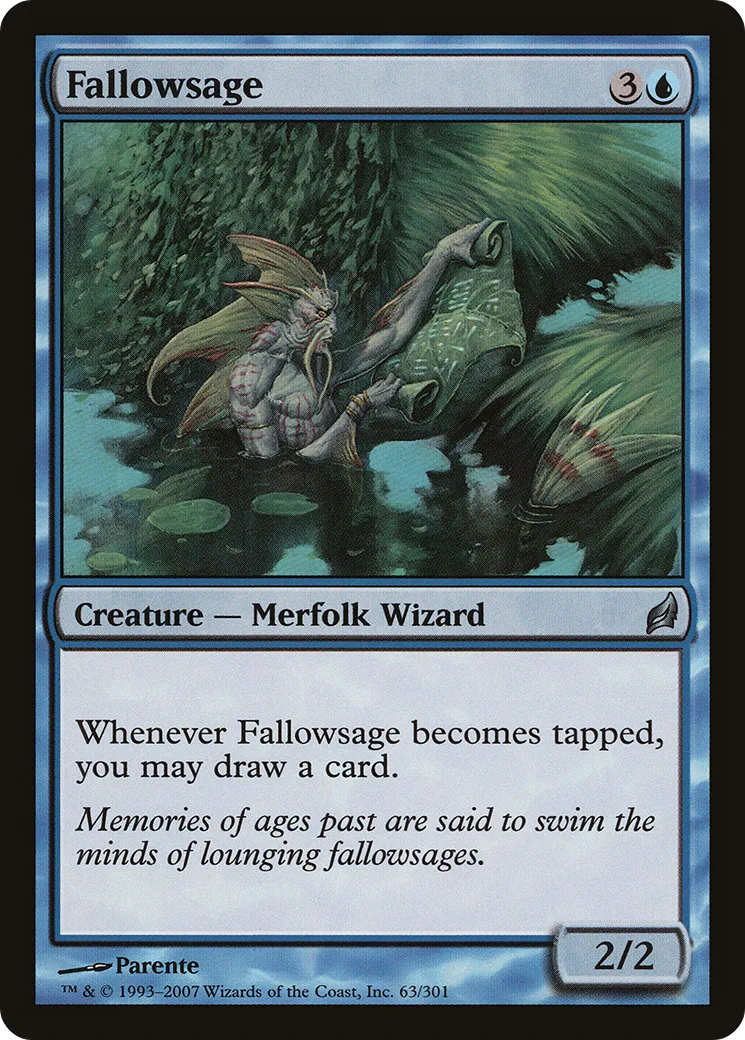 Fallowsage from Lorwyn - Magic: The Gathering