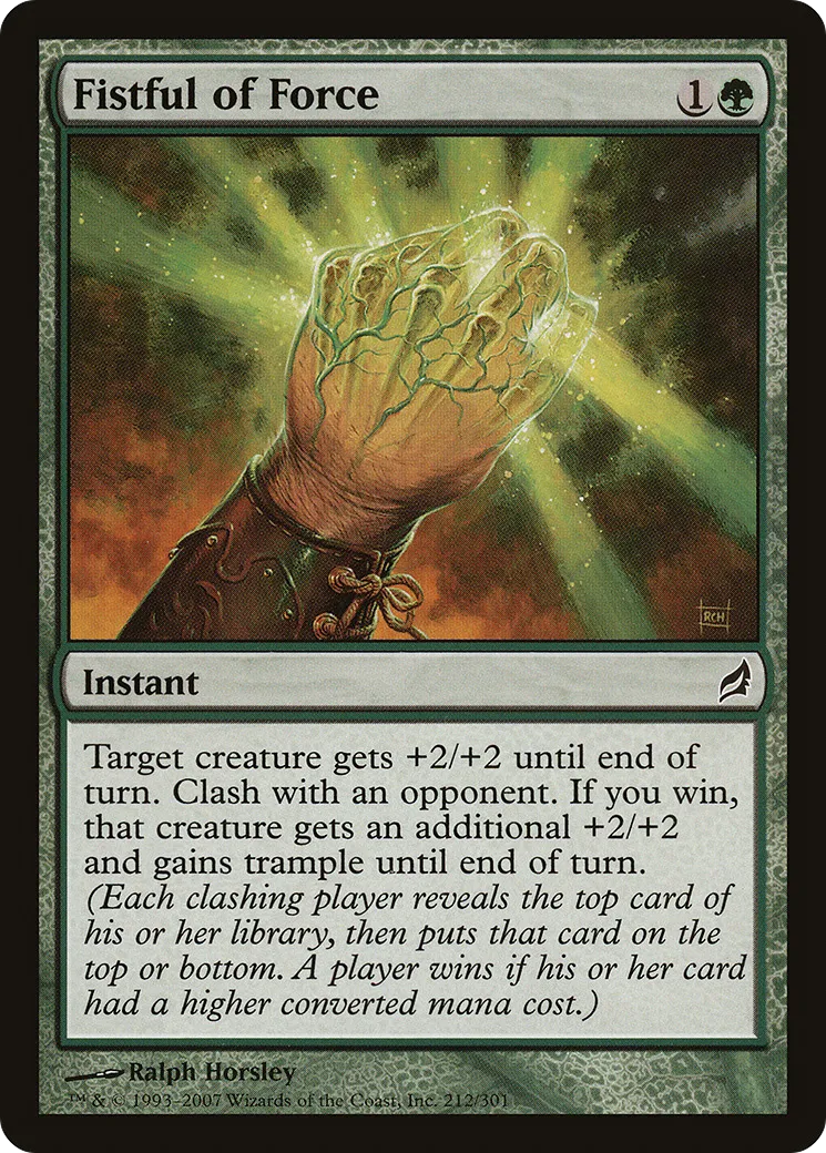 Fistful of Force — Lorwyn — Magic: The Gathering