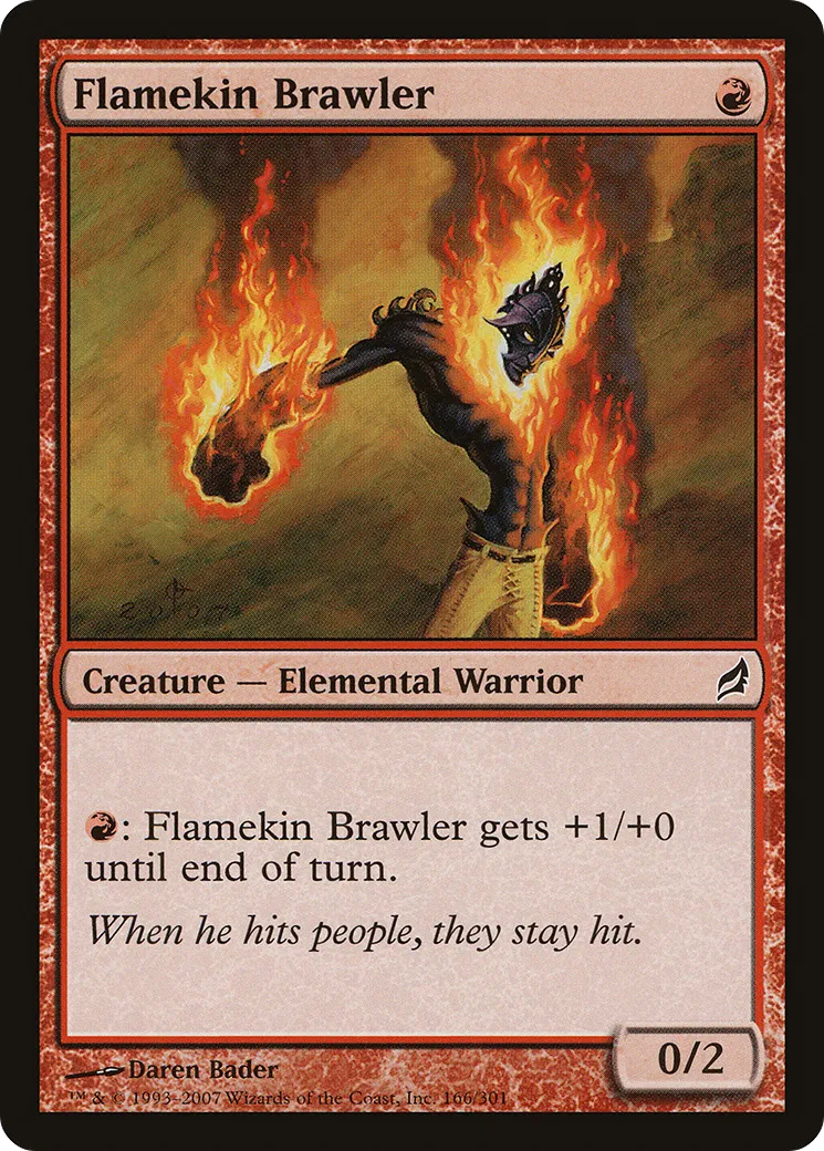 Flamekin Brawler — Lorwyn — Magic: The Gathering