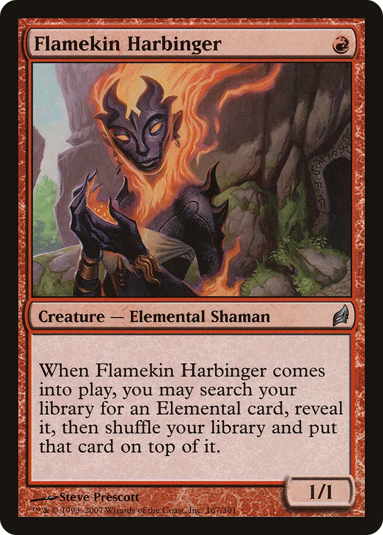 Flamekin Harbinger — Lorwyn — Magic: The Gathering