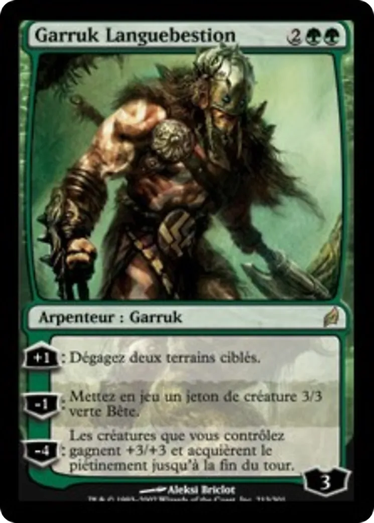Garruk Languebestion — Lorwyn — Magic: The Gathering