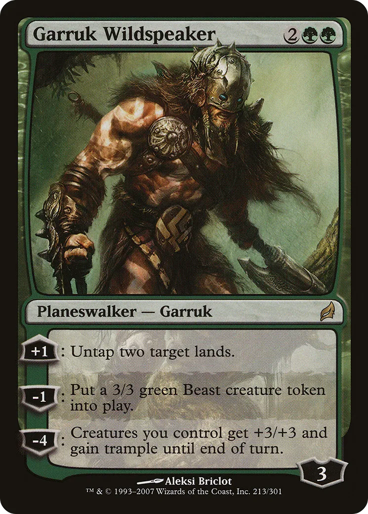 Garruk Languebestion — Lorwyn — Magic: The Gathering