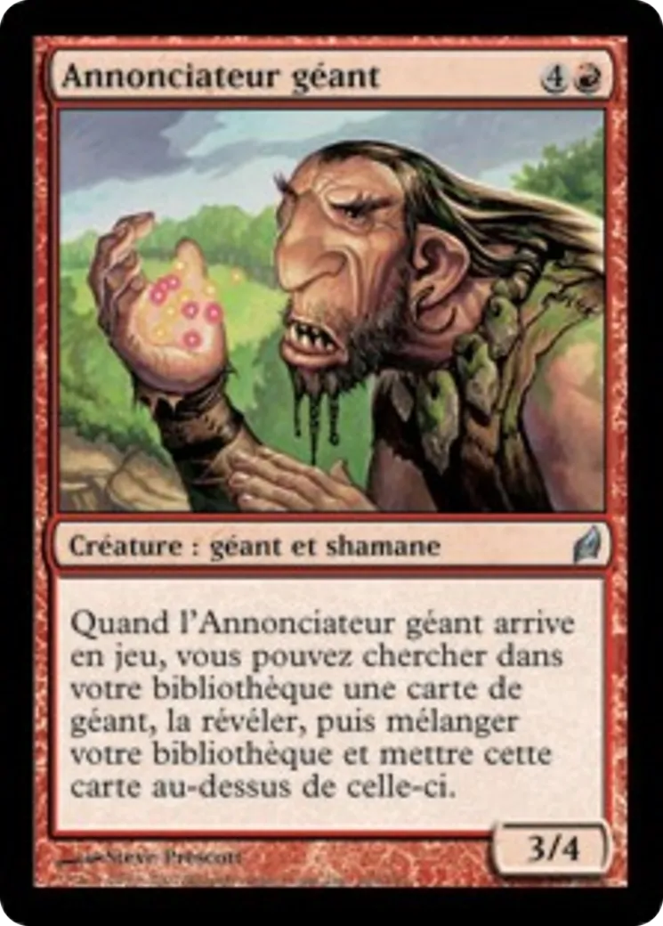 Annonciateur géant — Lorwyn — Magic: The Gathering