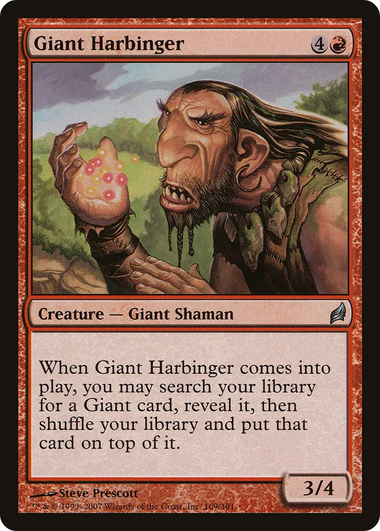 Annonciateur géant — Lorwyn — Magic: The Gathering