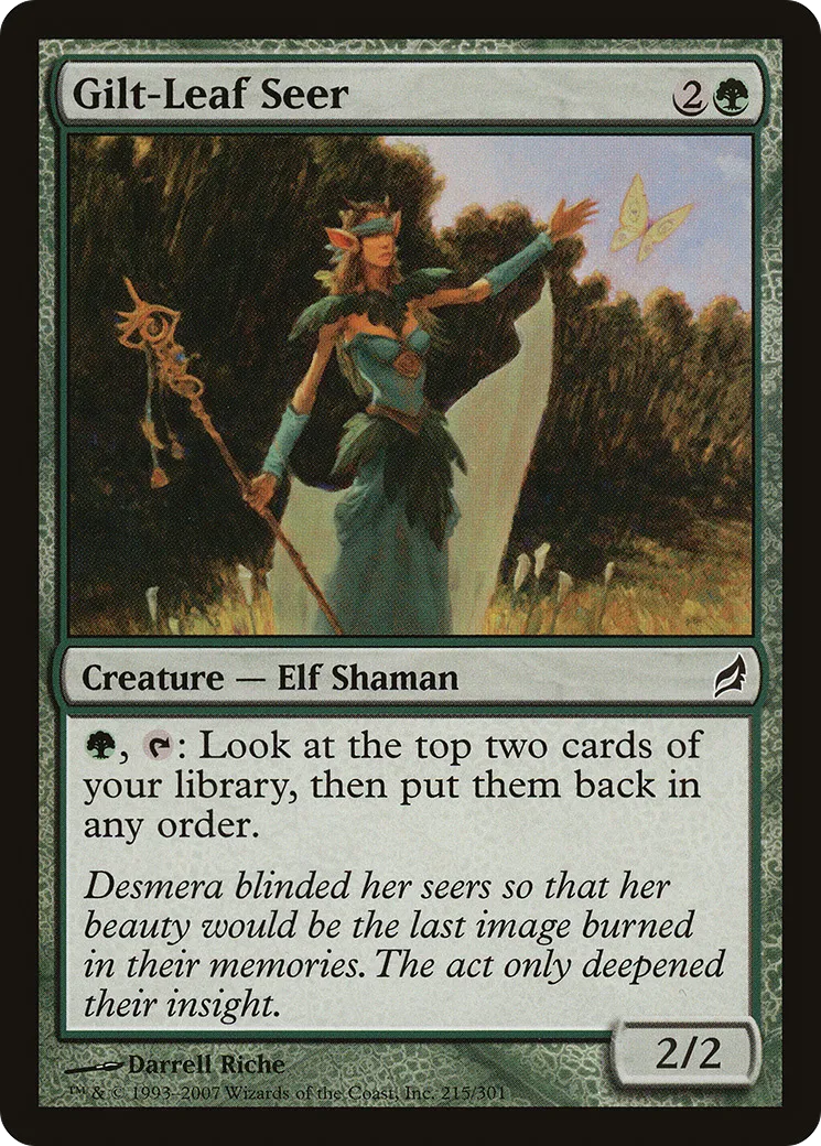 Gilt-Leaf Seer — Lorwyn — Magic: The Gathering