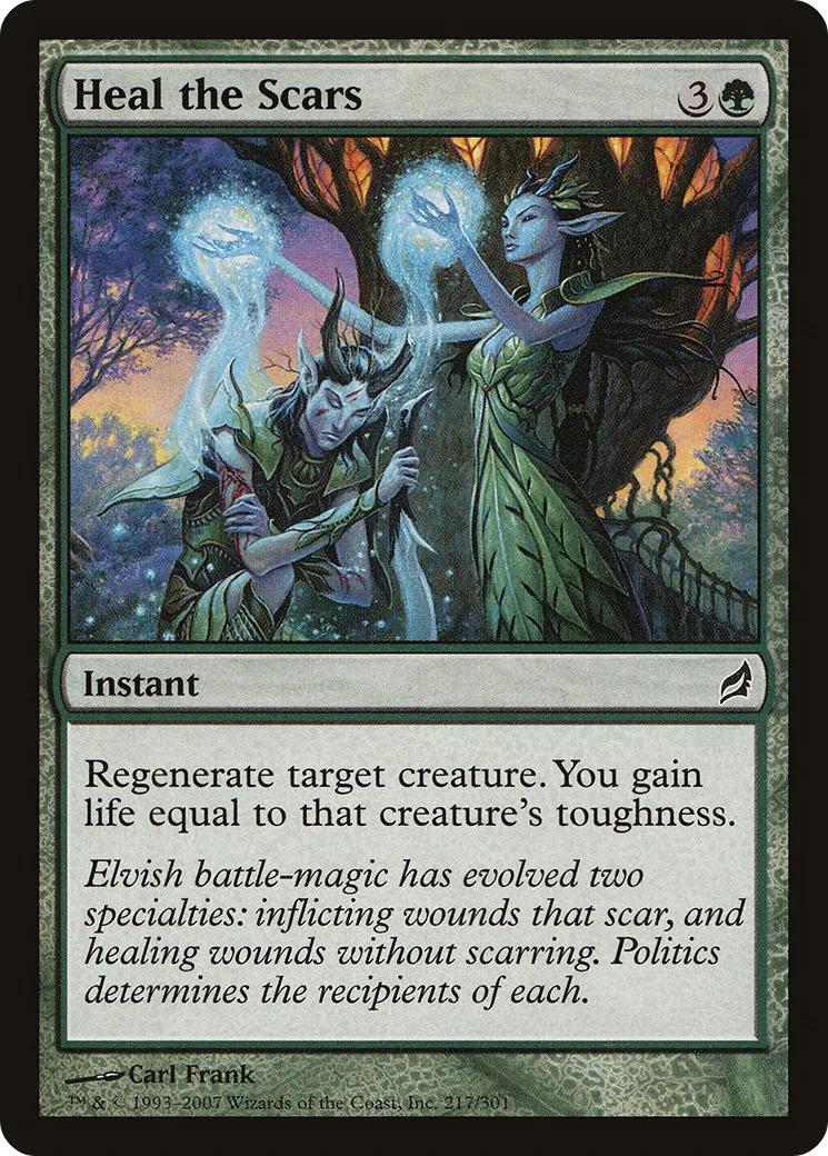 Guérison des cicatrices — Lorwyn — Magic: The Gathering