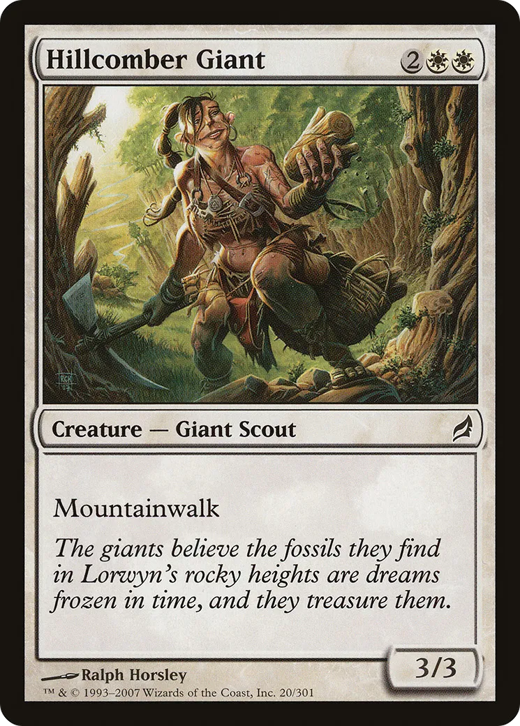 Hillcomber Giant — Lorwyn — Magic: The Gathering