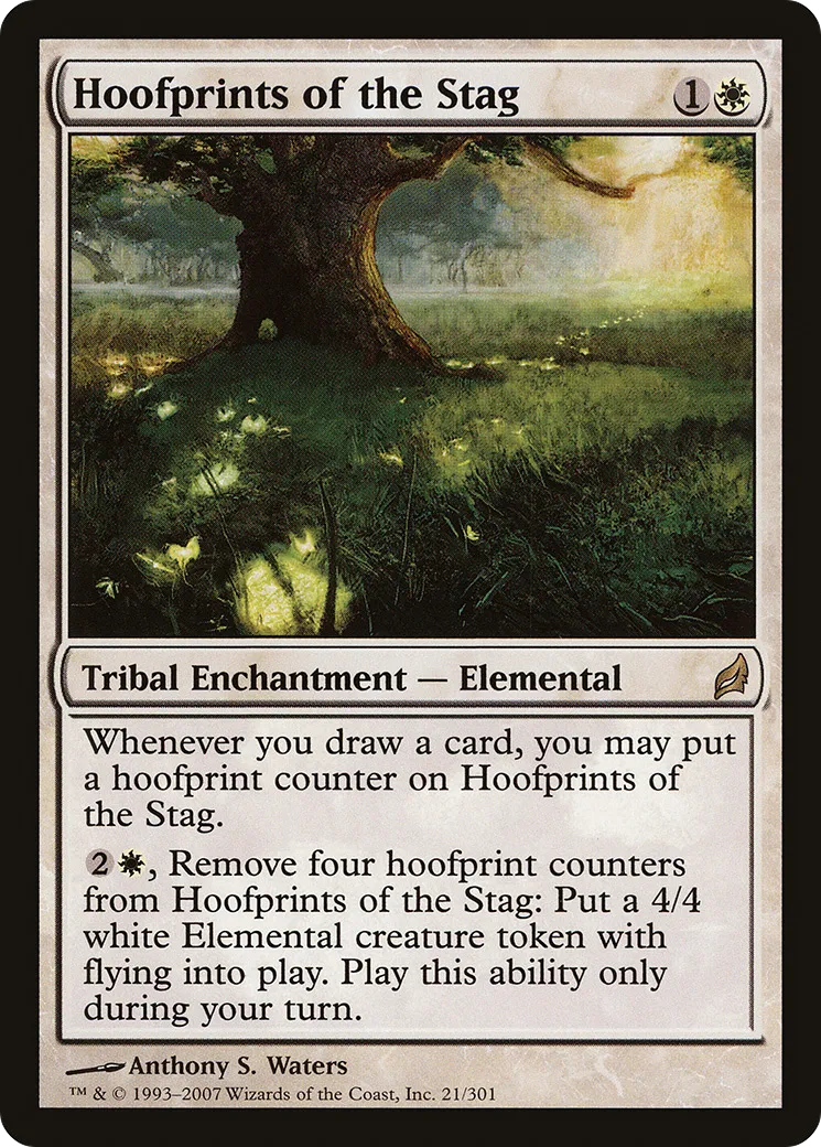 Hoofprints of the Stag — Lorwyn — Magic: The Gathering