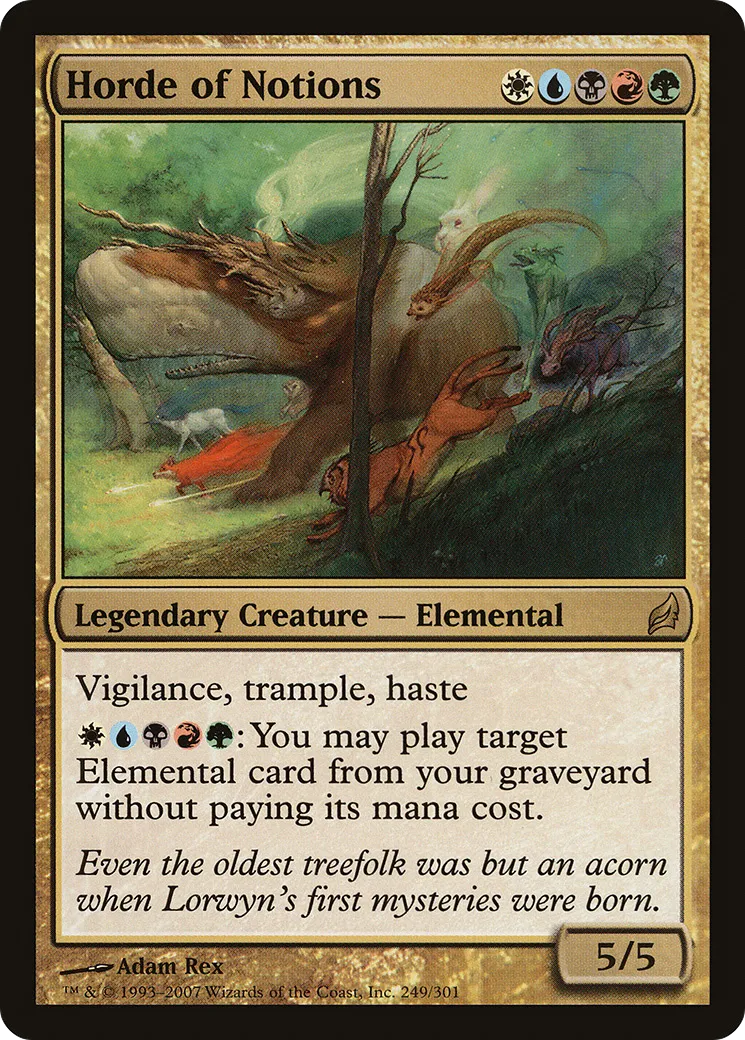 Horde of Notions — Lorwyn — Magic: The Gathering