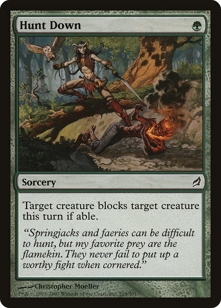 Hunt Down — Lorwyn — Magic: The Gathering