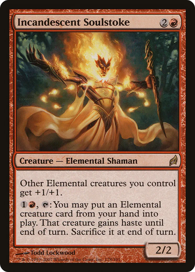 Incandescent Soulstoke — Lorwyn — Magic: The Gathering
