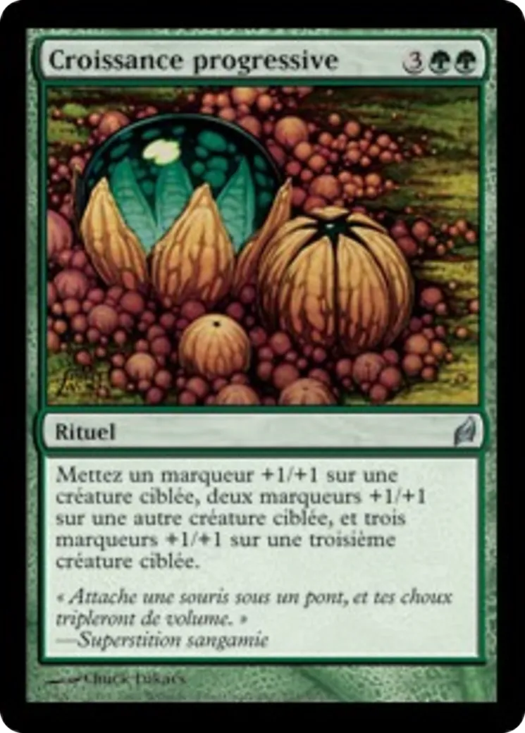 Croissance progressive — Lorwyn — Magic: The Gathering