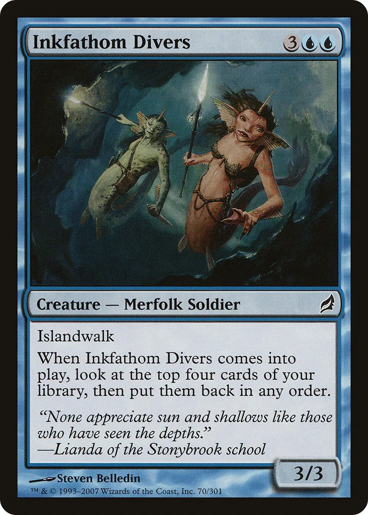 Plongeurs d'Encrebrasse — Lorwyn — Magic: The Gathering