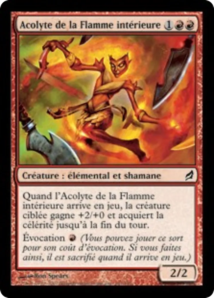 Acolyte de la Flamme intérieure — Lorwyn — Magic: The Gathering