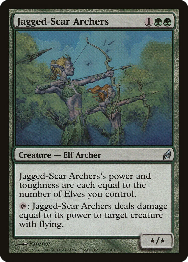 Archers de la Cicatrice zébrée — Lorwyn — Magic: The Gathering