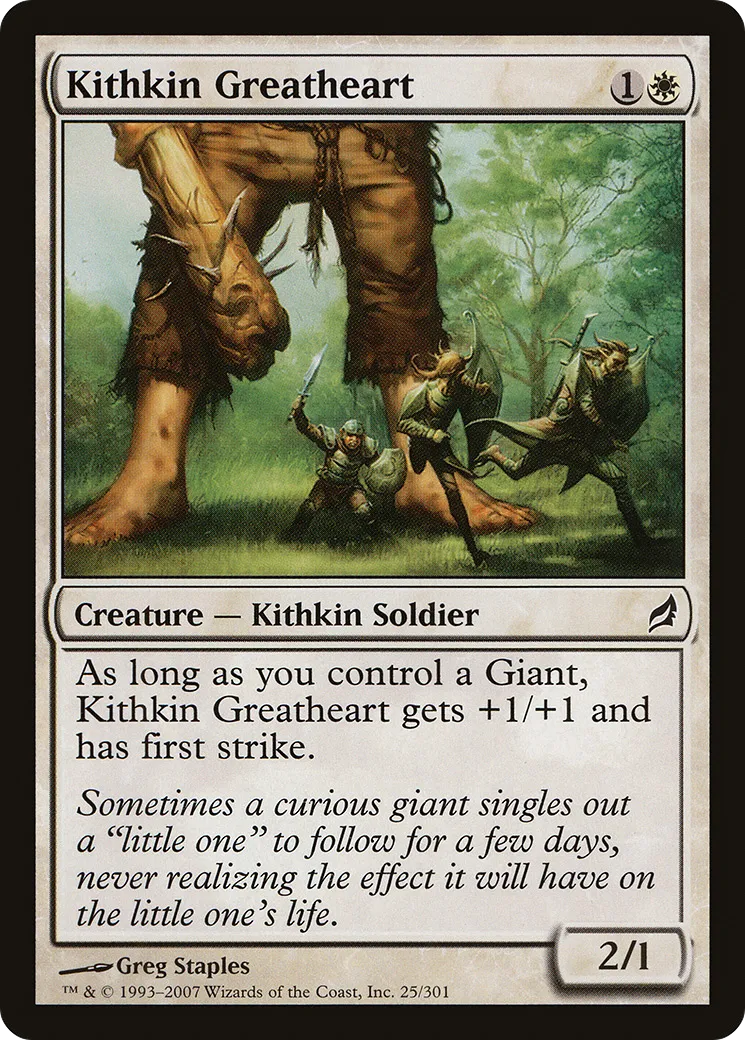 Kithkin Greatheart — Lorwyn — Magic: The Gathering