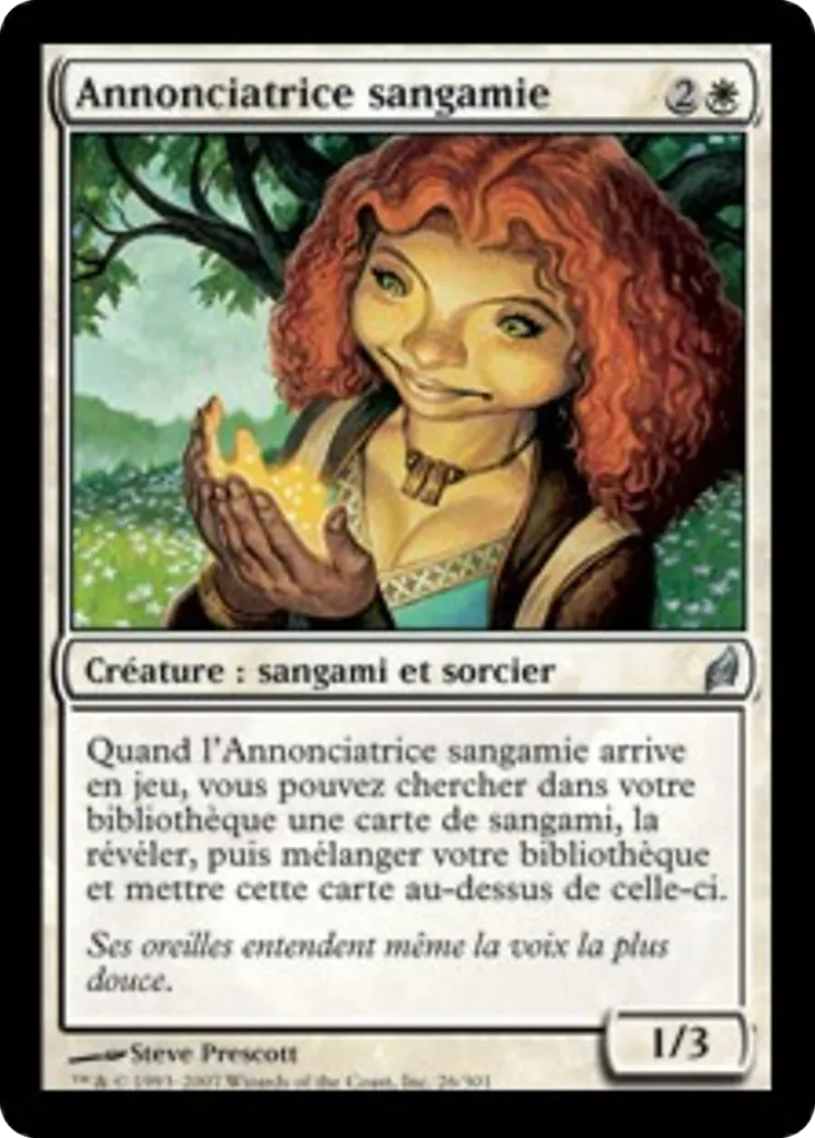 Annonciatrice sangamie — Lorwyn — Magic: The Gathering