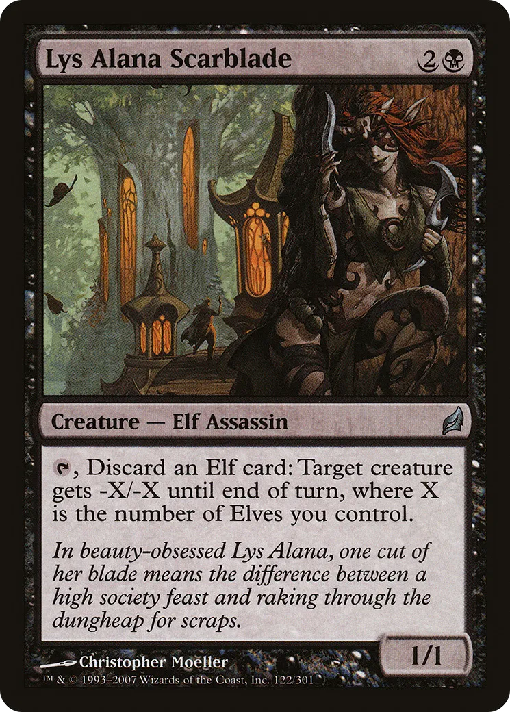 Lys Alana Scarblade — Lorwyn — Magic: The Gathering