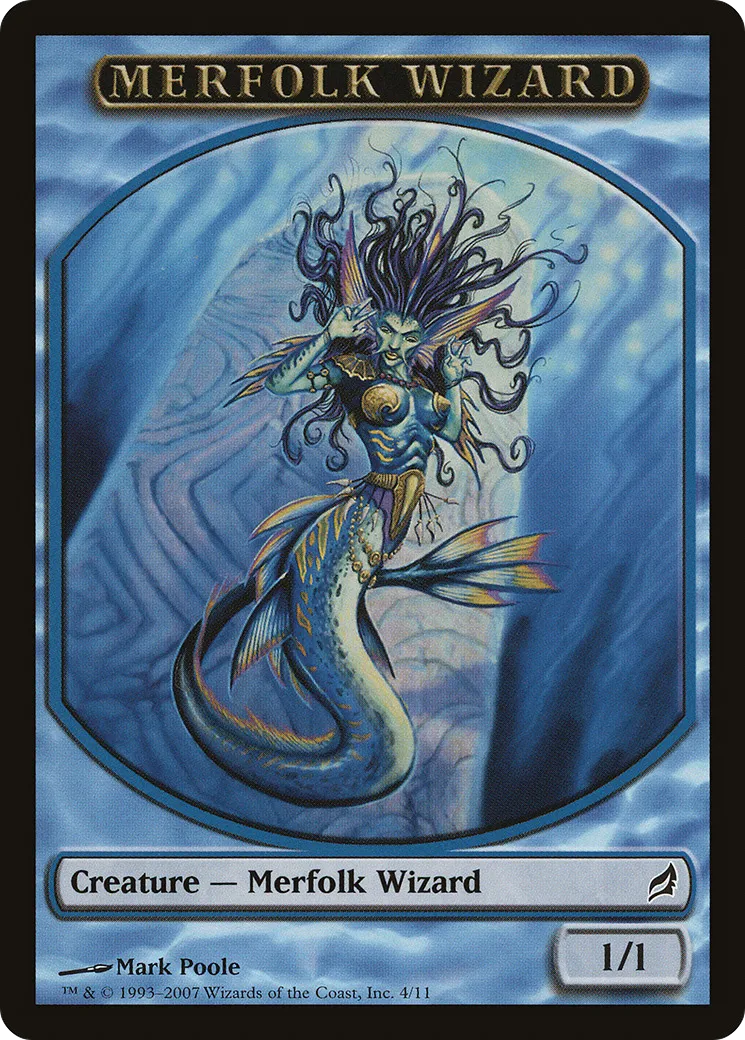 Merfolk Wizard — Lorwyn — Magic: The Gathering