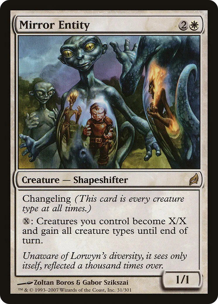 Entité miroir — Lorwyn — Magic: The Gathering