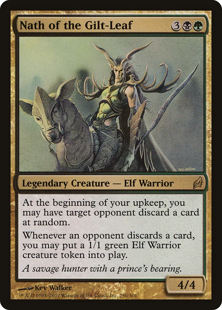 Nath of the Gilt-Leaf — Lorwyn — Magic: The Gathering