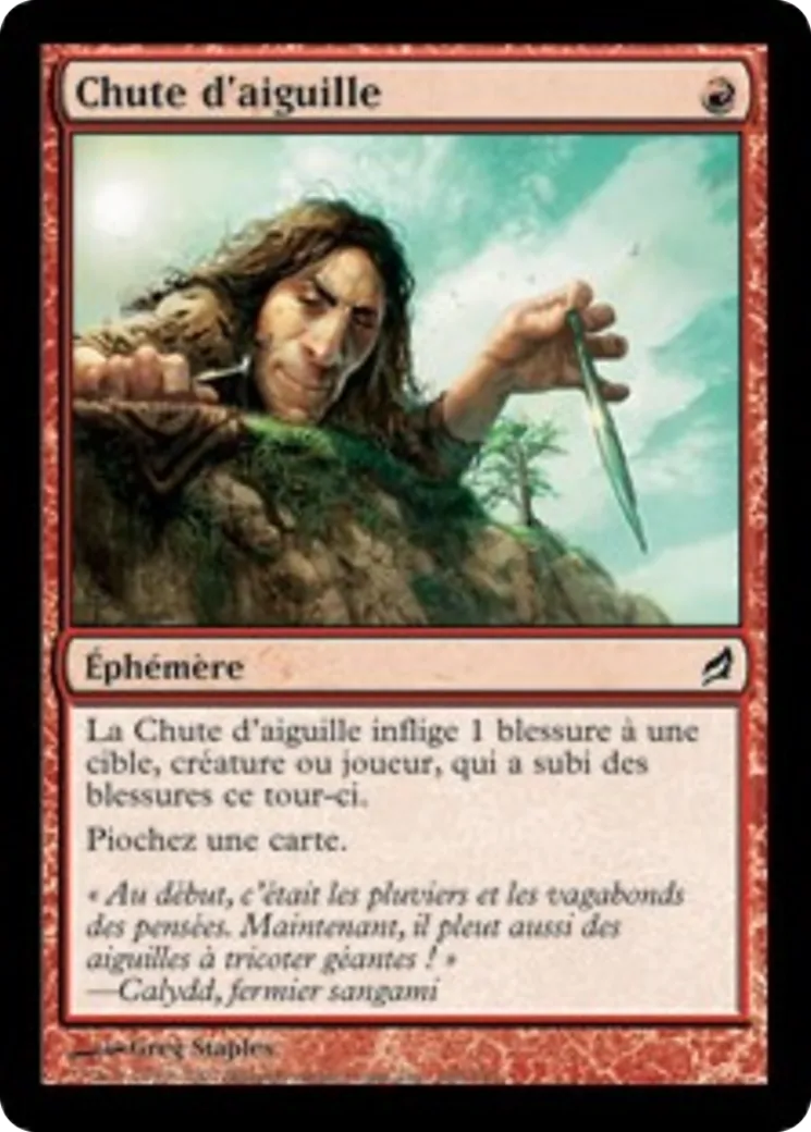 Chute d'aiguille — Lorwyn — Magic: The Gathering