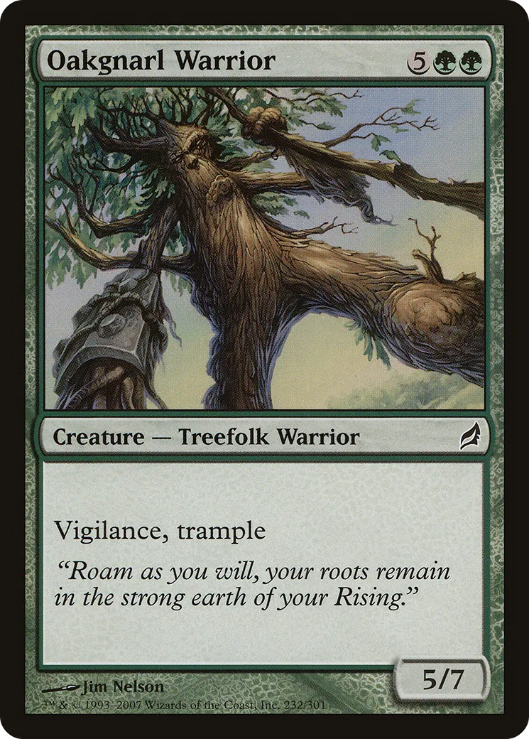 Chêne noueux guerrier — Lorwyn — Magic: The Gathering