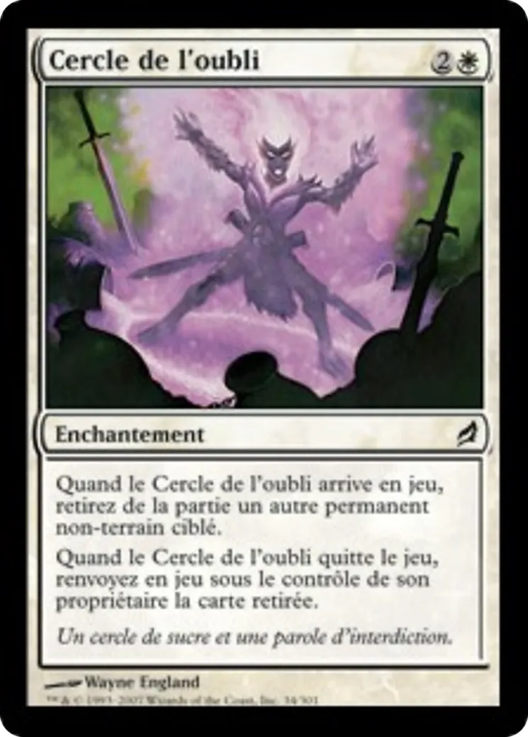 Cercle de l'oubli — Lorwyn — Magic: The Gathering