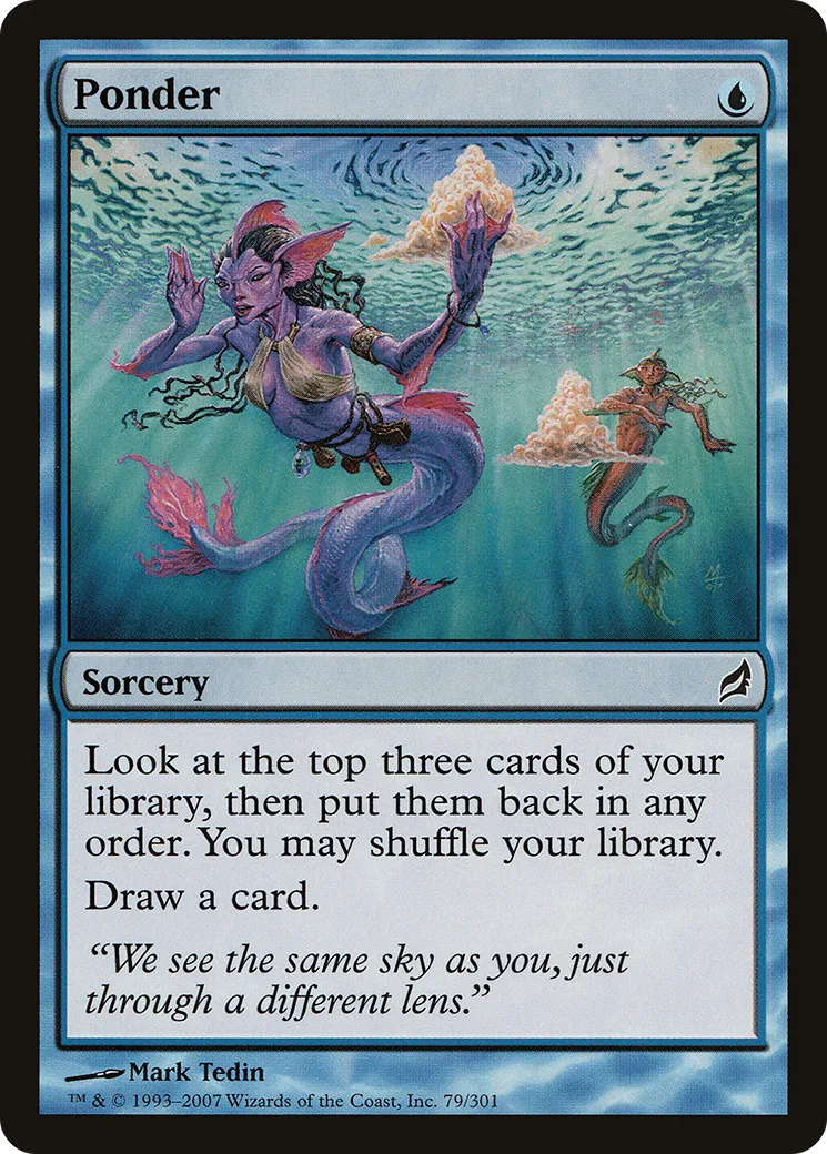 Ponder — Lorwyn — Magic: The Gathering
