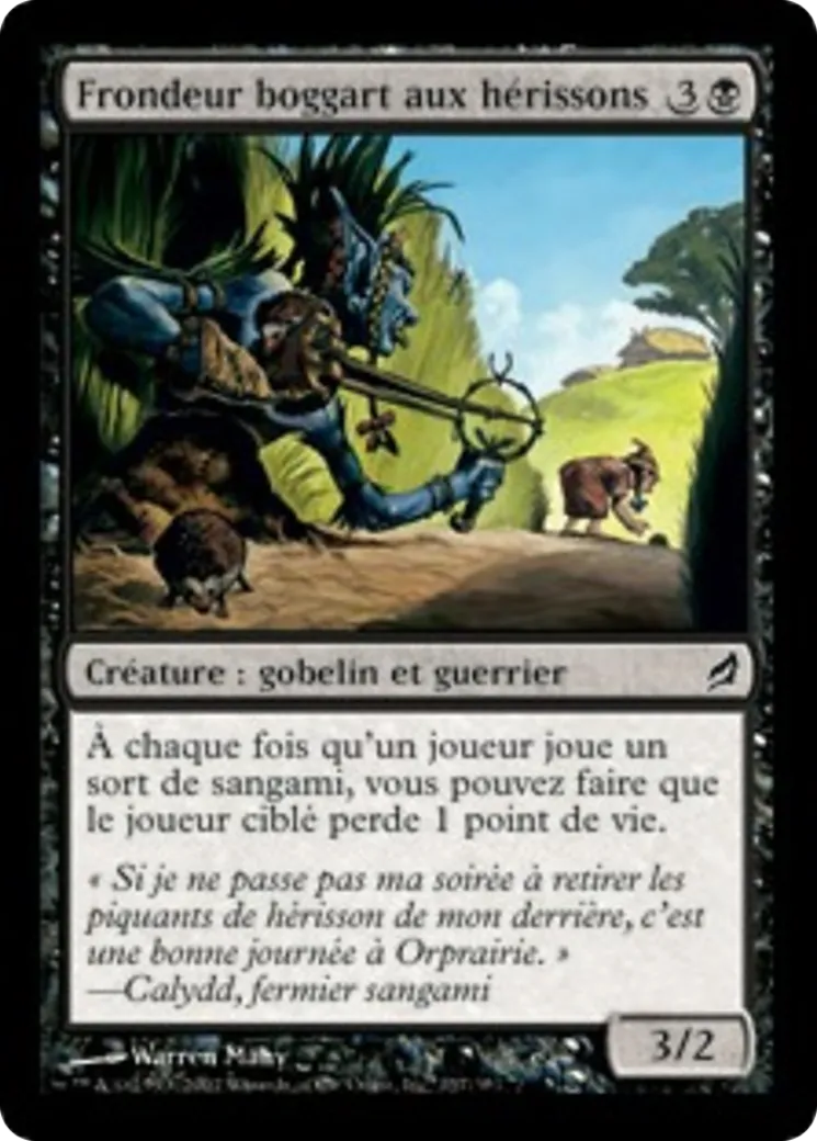 Frondeur boggart aux hérissons — Lorwyn — Magic: The Gathering