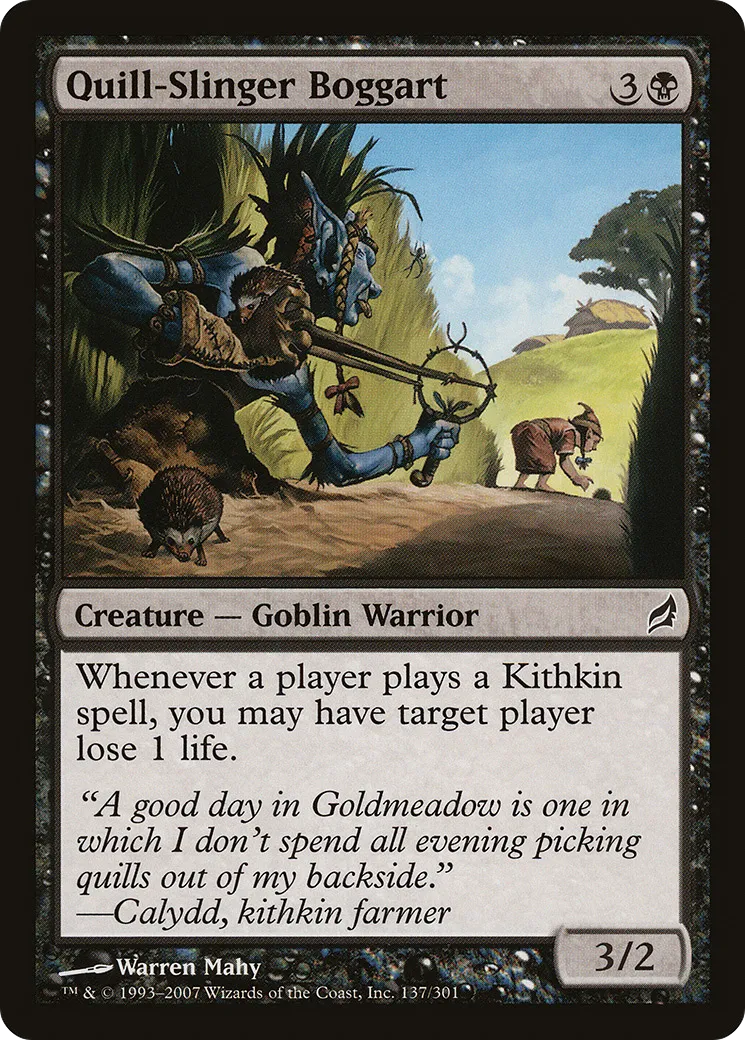 Quill-Slinger Boggart — Lorwyn — Magic: The Gathering
