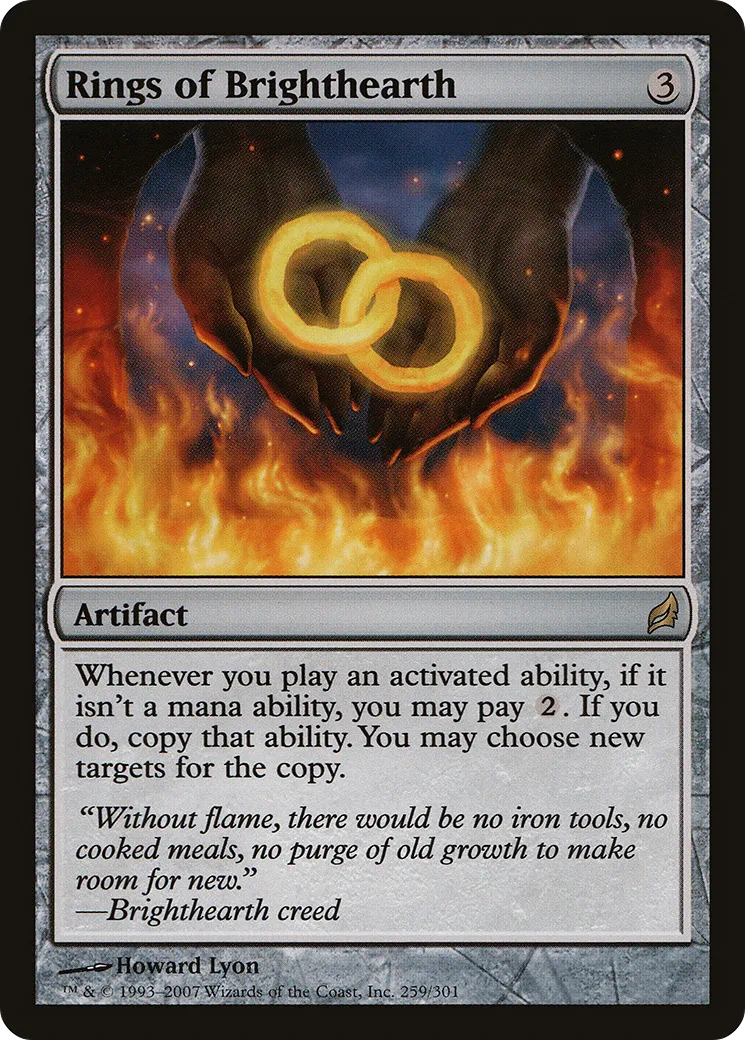 Rings of Brighthearth — Lorwyn — Magic: The Gathering
