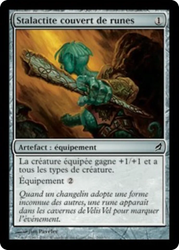 Stalactite couvert de runes — Lorwyn — Magic: The Gathering