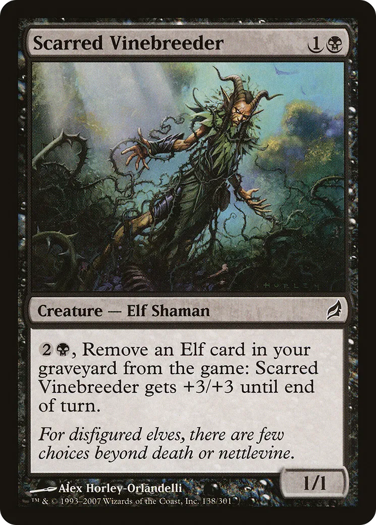 Scarred Vinebreeder — Lorwyn — Magic: The Gathering