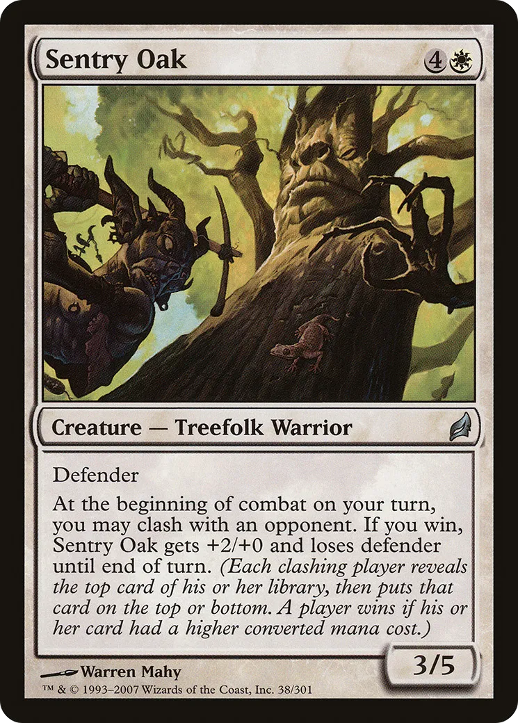 Sentry Oak — Lorwyn — Magic: The Gathering