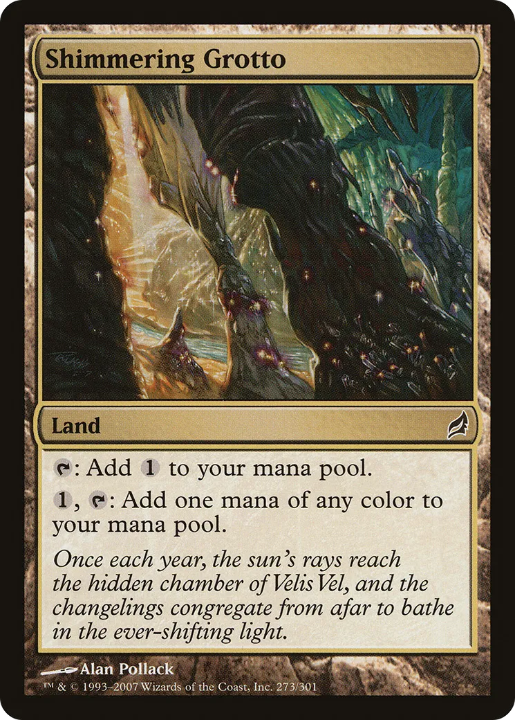 Shimmering Grotto — Lorwyn — Magic: The Gathering