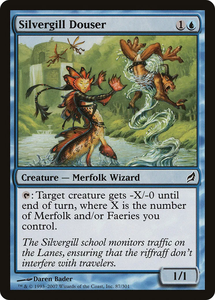 Silvergill Douser — Lorwyn — Magic: The Gathering