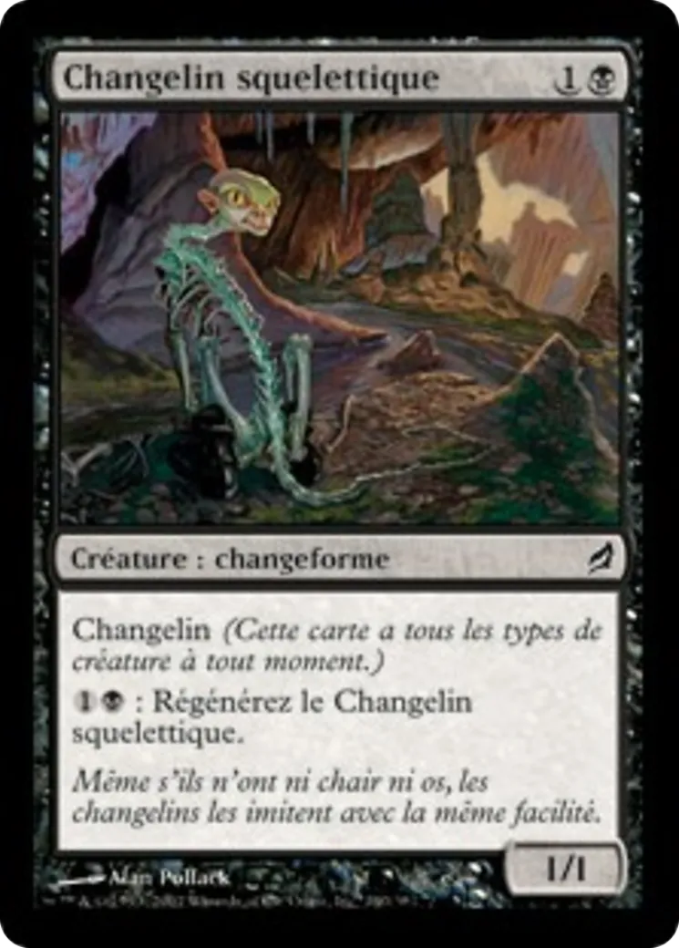 Changelin squelettique — Lorwyn — Magic: The Gathering