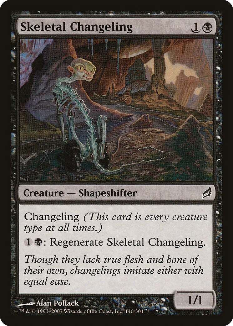 Skeletal Changeling — Lorwyn — Magic: The Gathering