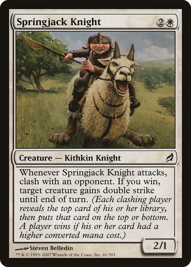 Springjack Knight — Lorwyn — Magic: The Gathering