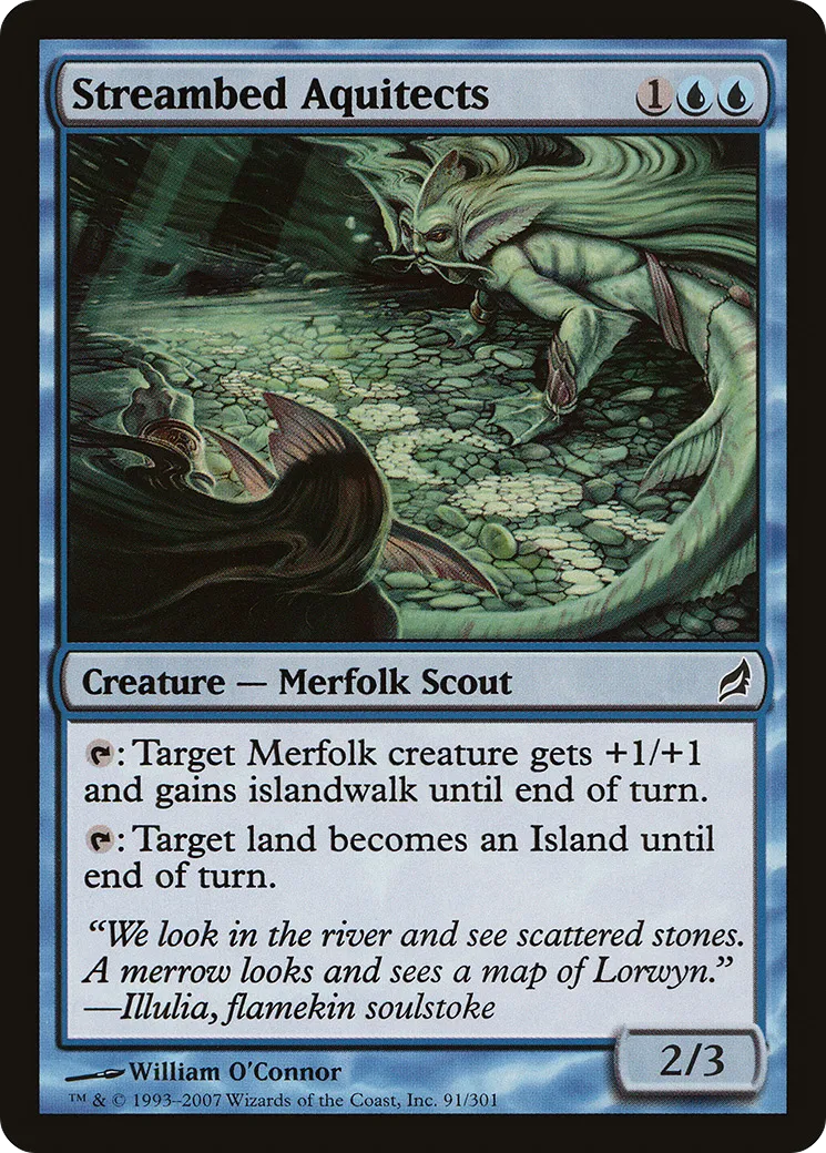 Streambed Aquitects — Lorwyn — Magic: The Gathering