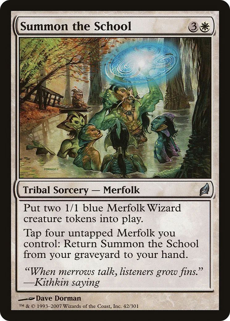 Summon the School — Lorwyn — Magic: The Gathering